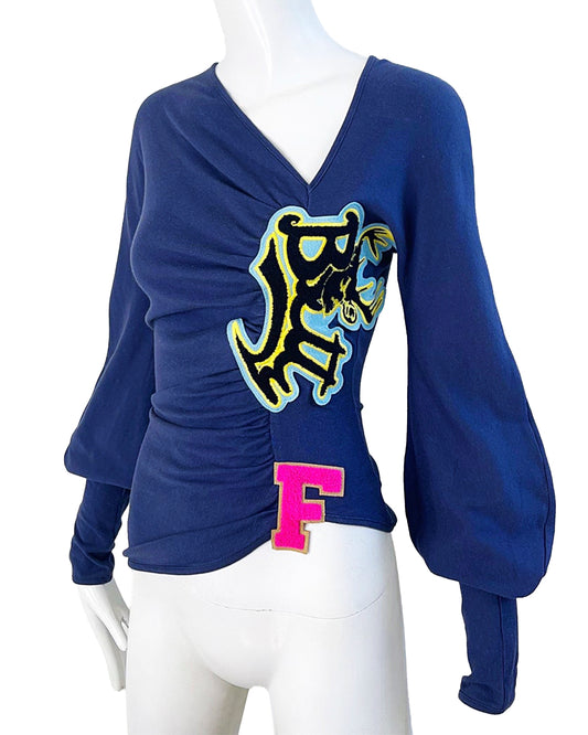 CHLOÉ by STELLA MCCARTNEY F/W 2001 Vintage Betty Patch Top (S)