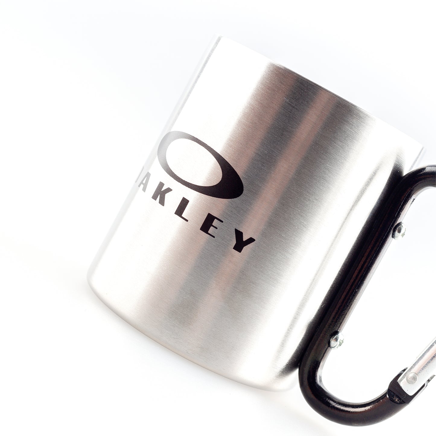 Oakley Stainless Steel Metallic Carabiner Vintage Mug