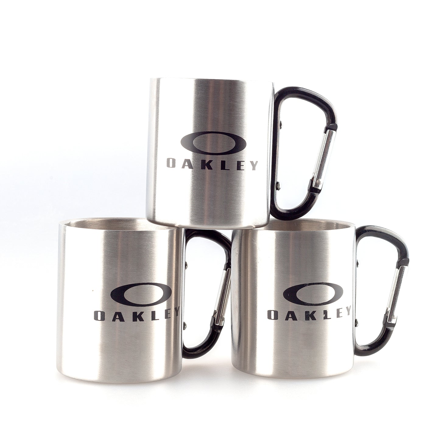 Oakley Stainless Steel Metallic Carabiner Vintage Mug