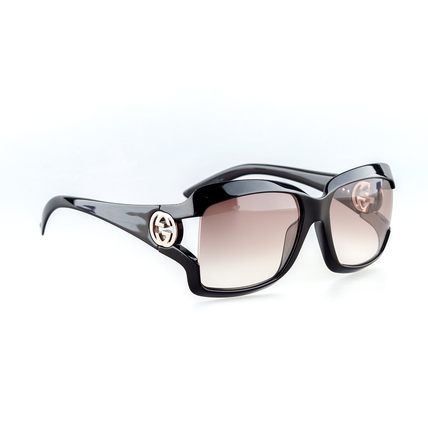 Gucci GG 2598/S D28LE Black Square Vintage Sunglasses