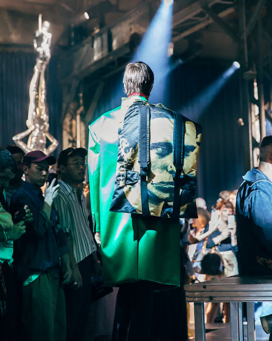 Raf Simons x Eastpak SS2019 Black & Pink RS Poster Backpack