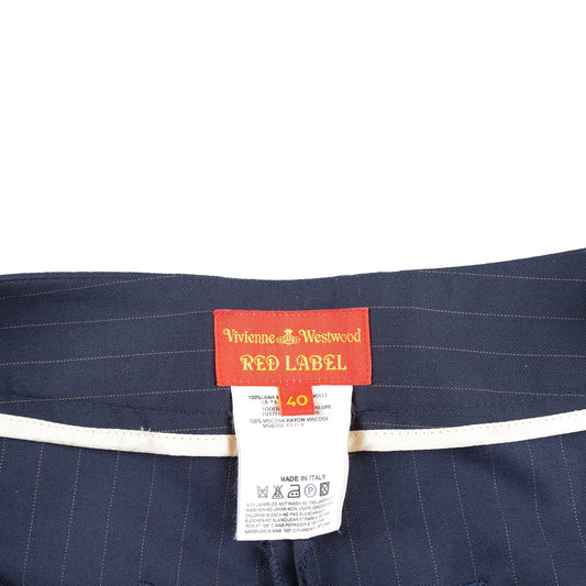 Vivienne Westwood Pinstripe Navy Trousers
