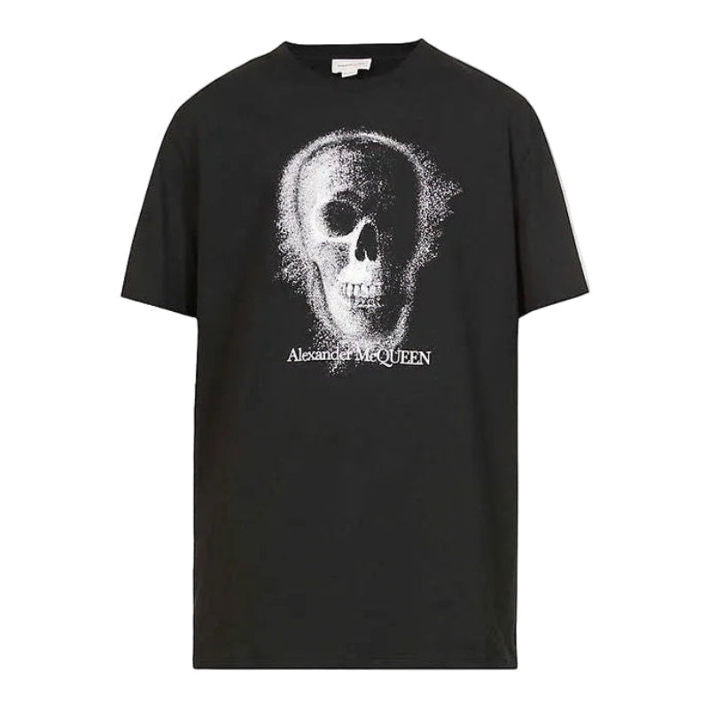 Alexander McQueen Faded Skull-Print Cotton-Jersey T-Shirt