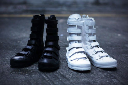 ANN DEMEULEMEESTER Touch Strap High-Top Sneakers (40 EU)