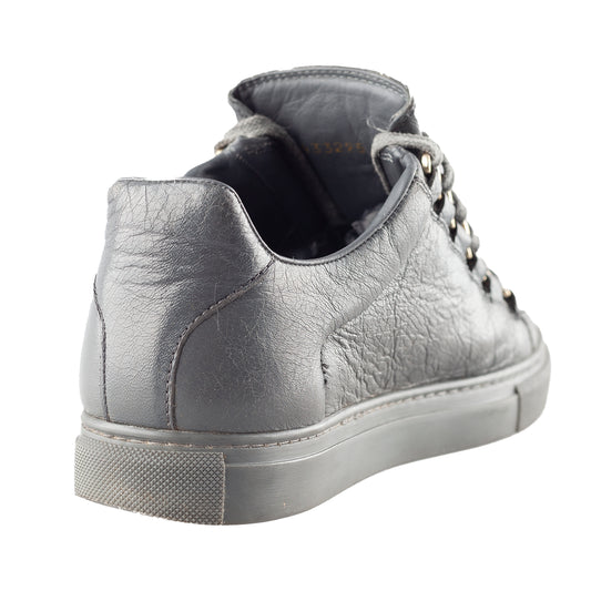 Balenciaga Arena Low Grey Leather Shoes (37 IT/ 38 EU)