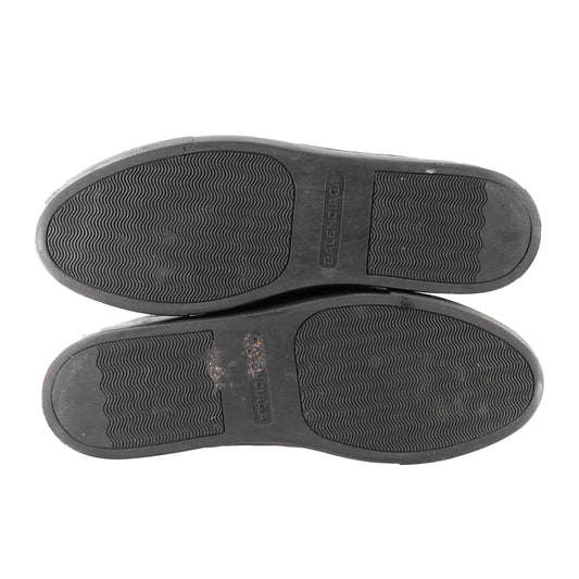 Balenciaga Arena Low Black Leather Shoes (43 IT/ 44 EU)