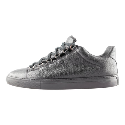 Balenciaga Arena Low Black Leather Shoes (43 IT/ 44 EU)