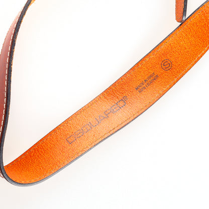 DSQUARED2 Leather Vintage Metallic Belt (100 CM)