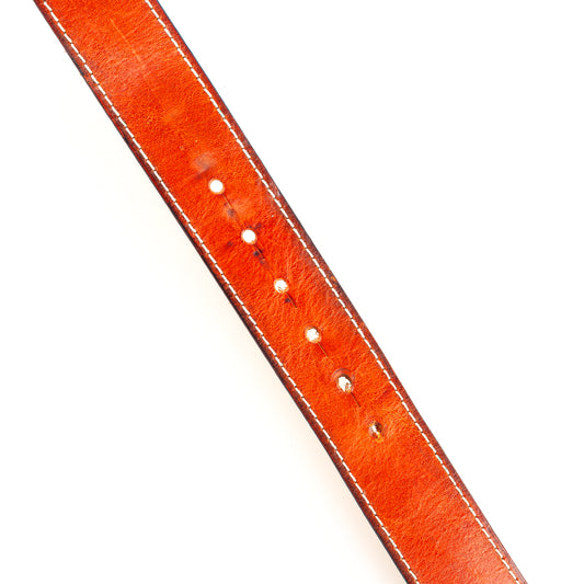 DSQUARED2 Leather Vintage Metallic Belt (100 CM)