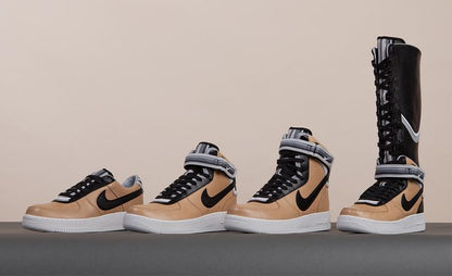 Nike Riccardo Tisci 2014 Air Force Beige Vintage High Boots (38 EU)