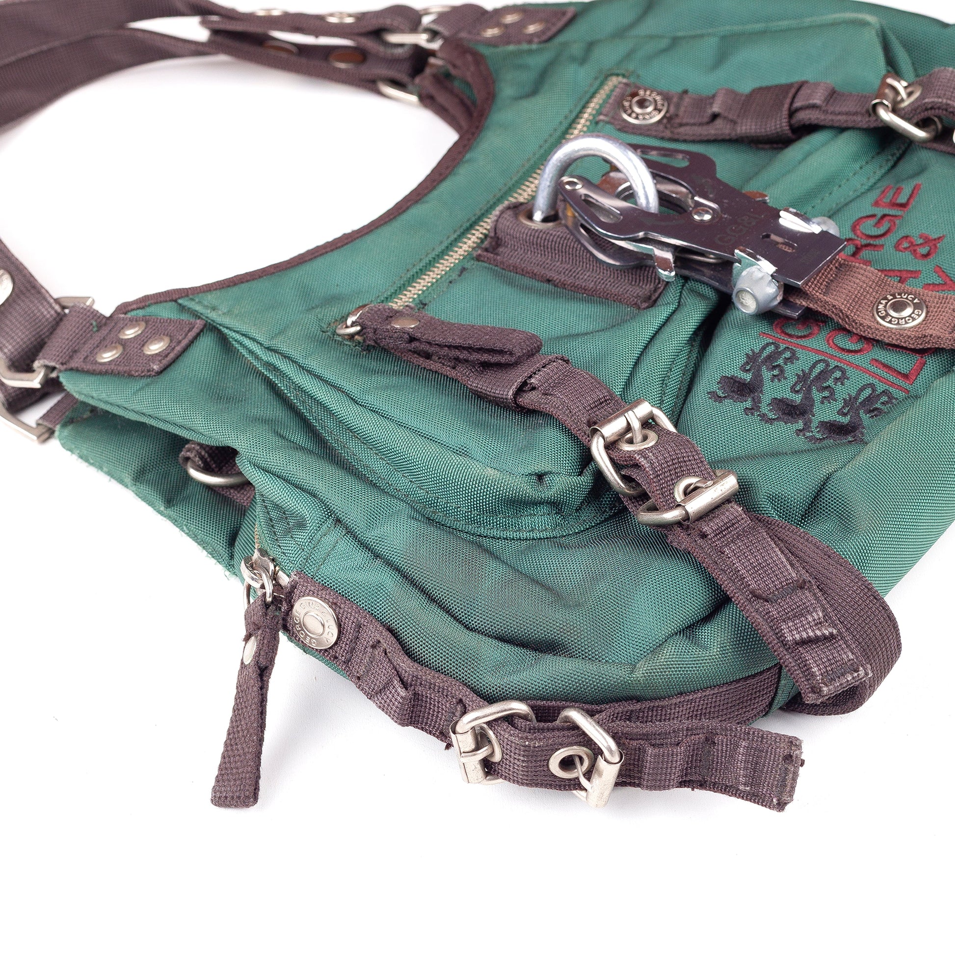 GG&L George Gina & Lucy “MOS COWGIRL” Green Shoulder Bag  