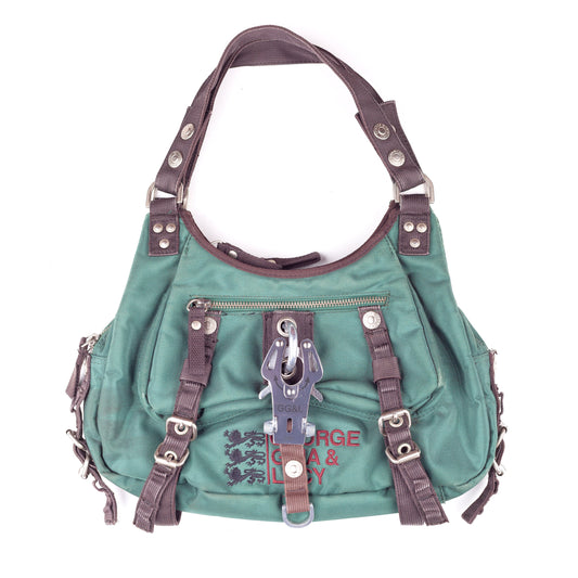 GG&L George Gina & Lucy “MOS COWGIRL” Green Shoulder Bag  