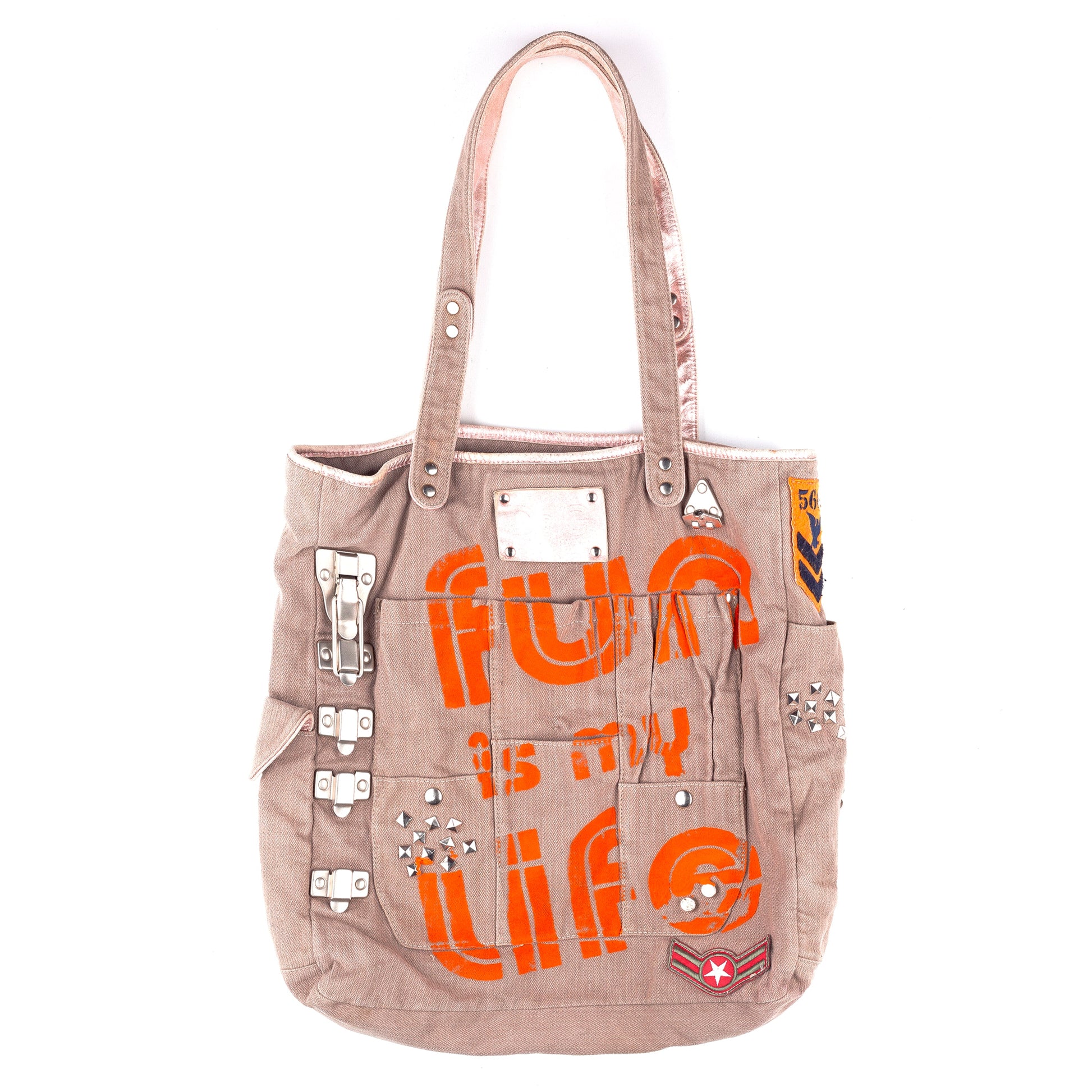 Dolce & Gabbana Fall Winter 2003 “Fun is My Life” Vintage Shoulder Bag  