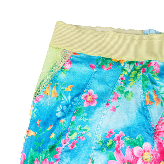 Dolce & Gabbana S/S 2005 RARE Vintage Lace Floral Blue Skirt  