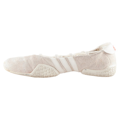 Yohji Yamamoto Adidas Beige Tied Up Ballet Flats