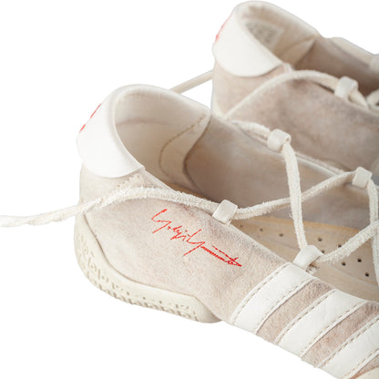 Yohji Yamamoto Adidas Beige Tied Up Ballet Flats