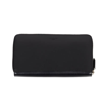 Givenchy Paris x Disney Black Leather Bambi Print Zip Wallet  