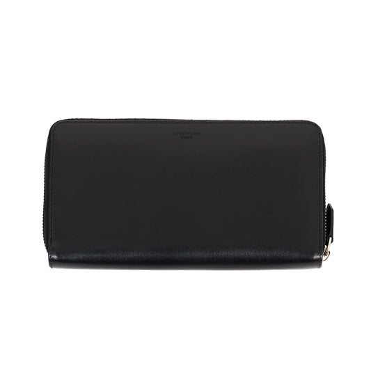 Givenchy Paris x Disney Black Leather Bambi Print Zip Wallet