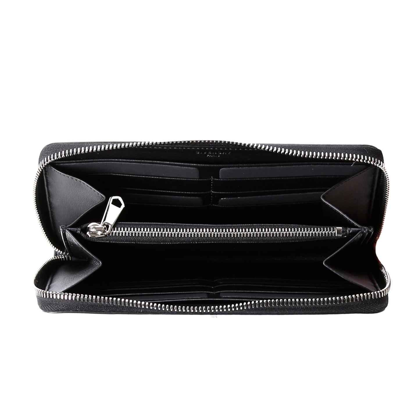 Givenchy Paris x Disney Black Leather Bambi Print Zip Wallet  