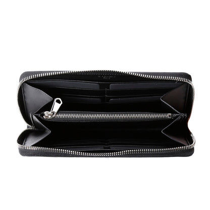 Givenchy Paris x Disney Black Leather Bambi Print Zip Wallet  