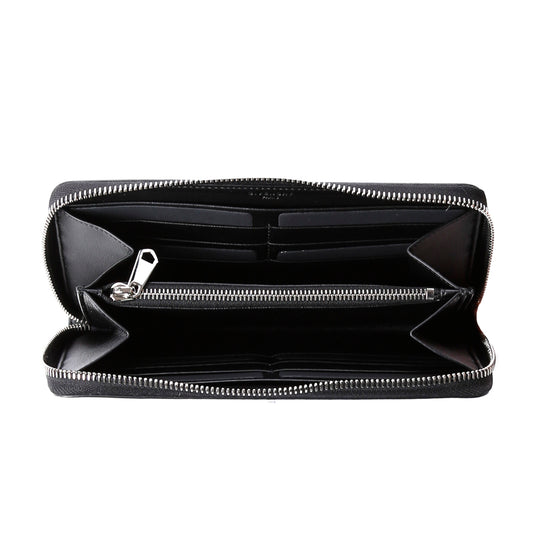 Givenchy Paris x Disney Black Leather Bambi Print Zip Wallet