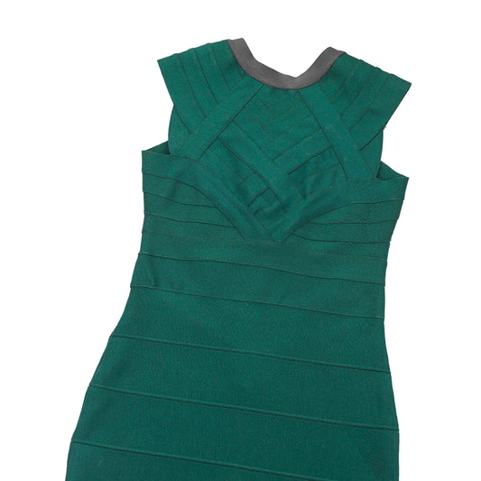 Rare Hervé Léger by Max Azria late-2000s two-tone bandage mini dress