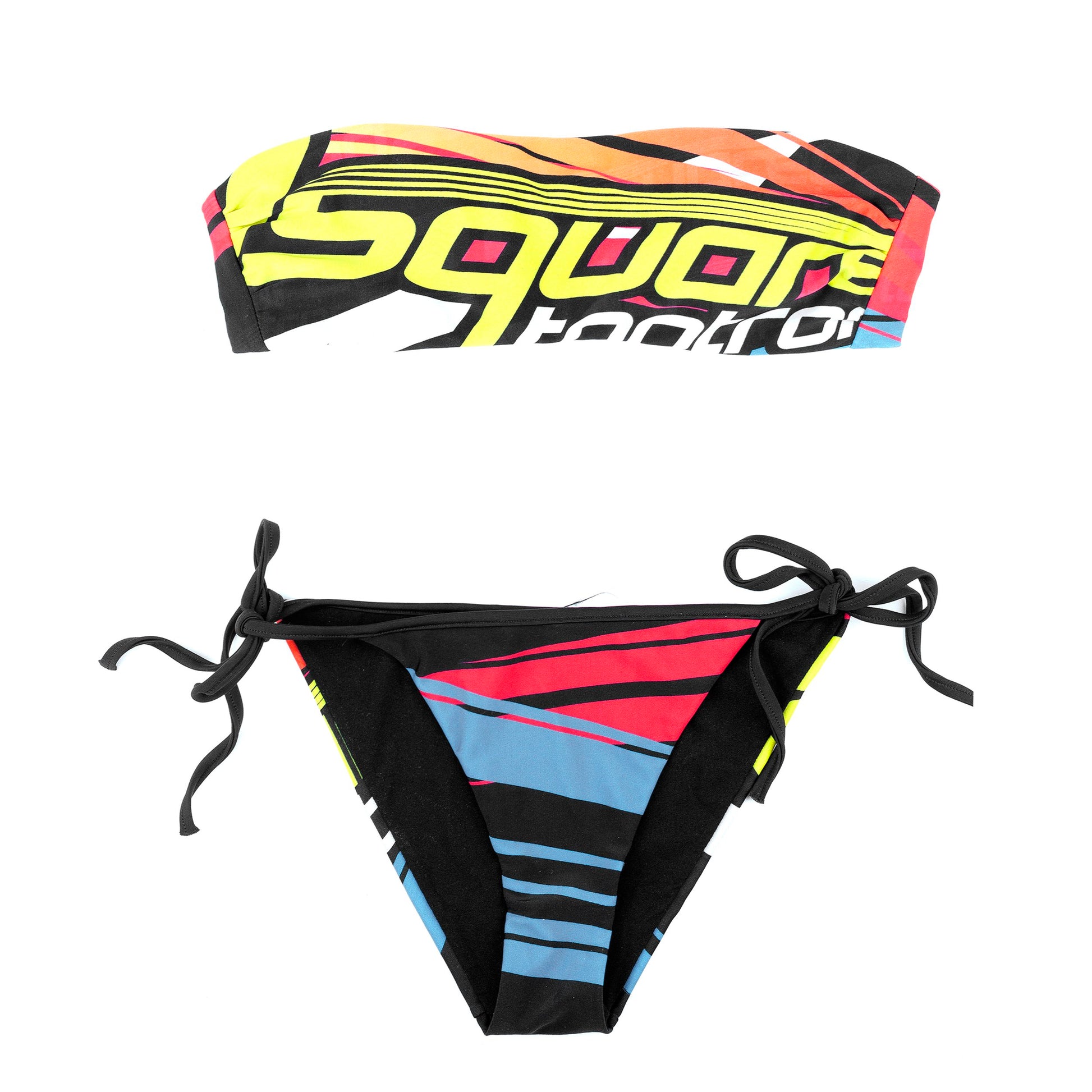 DSQUARED2 Multicolor Bandeau Bikini (XS)