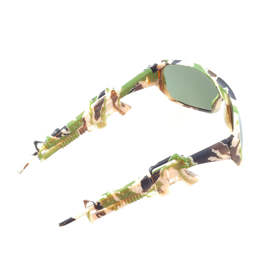 ⁣ Jeremy Scott x Linda Farrow⁣⁣ S/S 2013 Camouflage M16 Sunglasses⁣⁣⁣