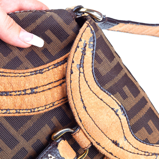 Fendi Zucca Chef Monogram Vintage Mini Bag