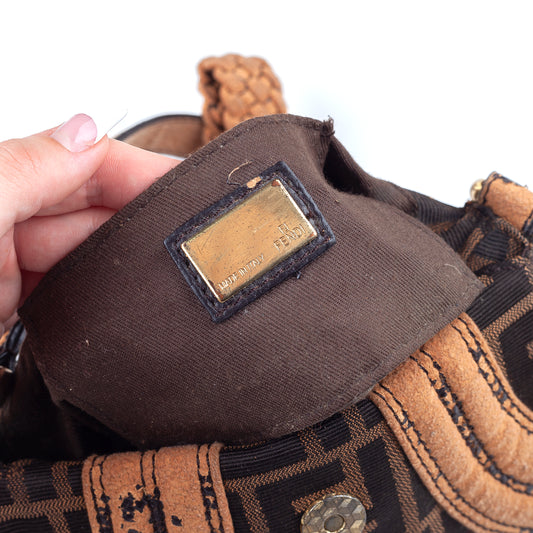 Fendi Zucca Chef Monogram Vintage Mini Bag