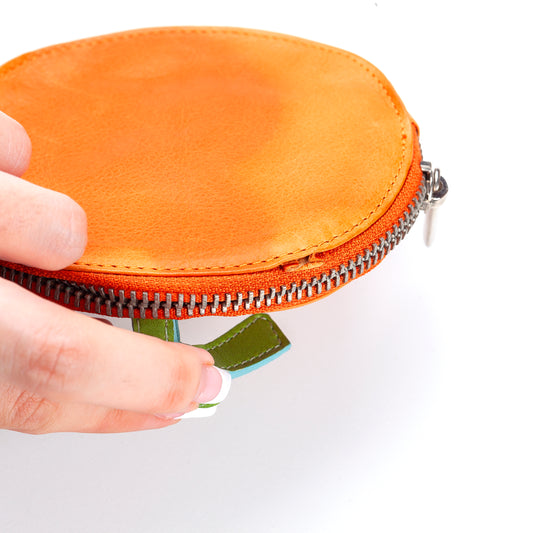 Dolce & Gabbana Orange Fruit Crossbody Vintage Wallet Bag