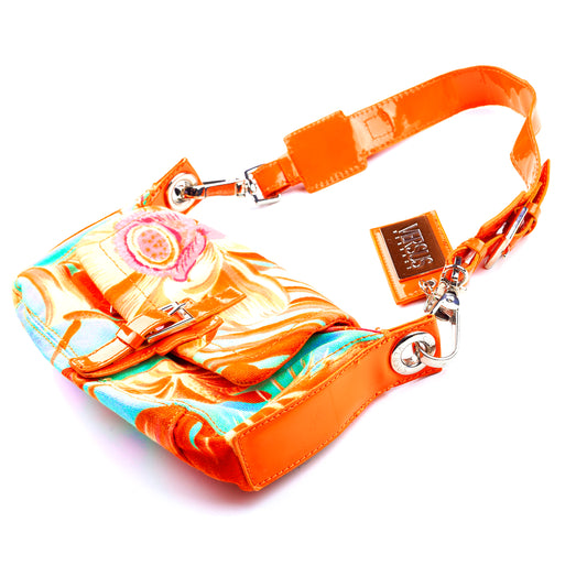 Versus Versace Floral Vintage Baguette Bag