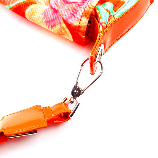 Versus Versace Floral Vintage Baguette Bag