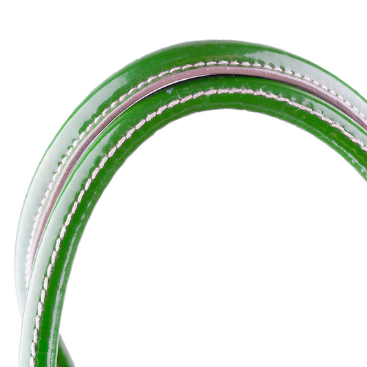 Dolce & Gabbana Lily Patent Vibrant Green Leather Bag