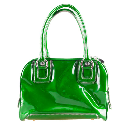 Dolce & Gabbana Lily Patent Vibrant Green Leather Bag