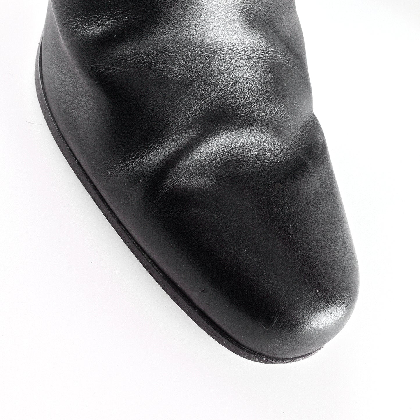 Prada Vintage Black Leather Boots (39 EU)