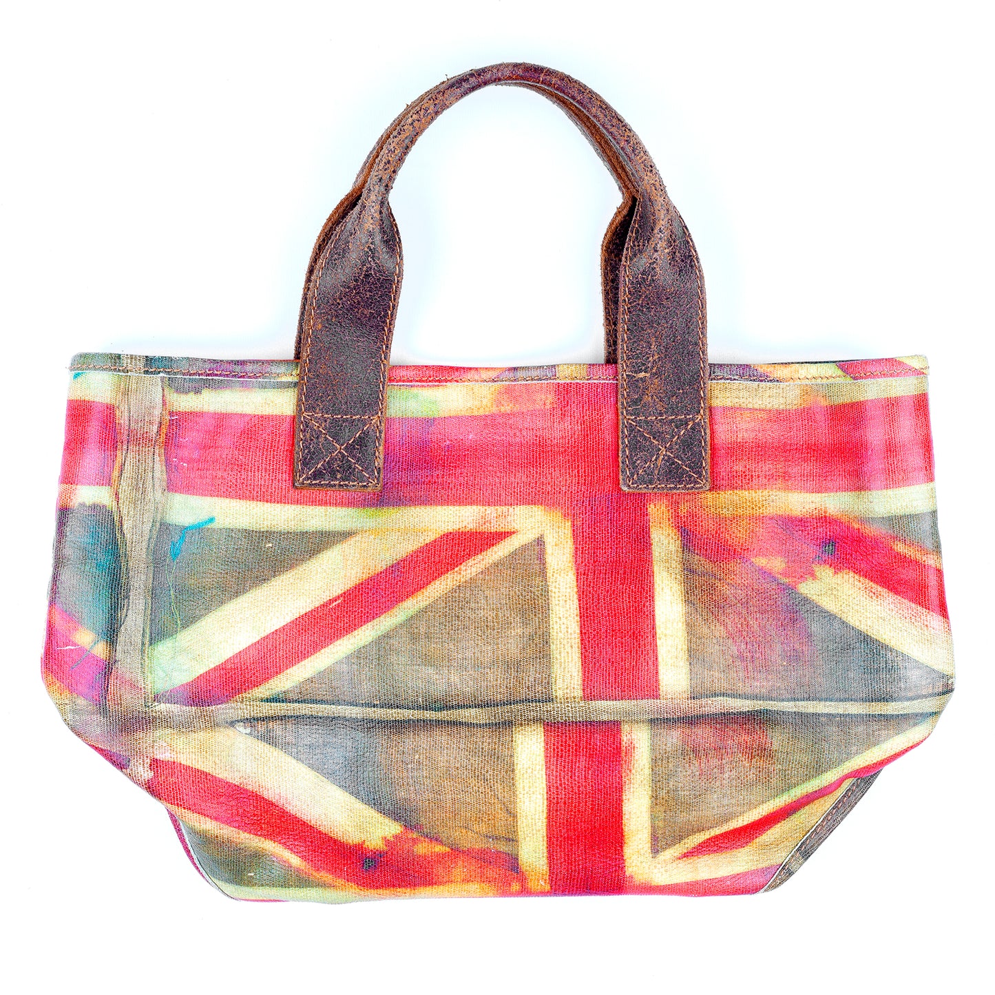 Vivienne Westwood London Vintage UK Flag Leather Bag