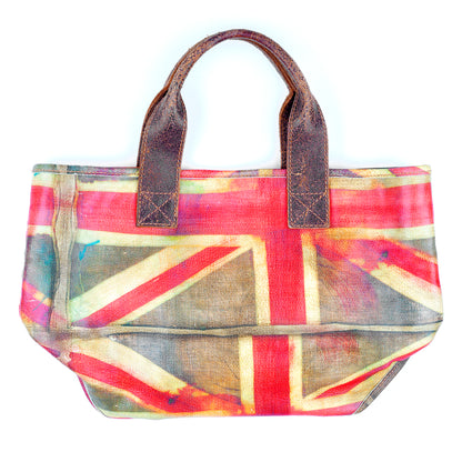 Vivienne Westwood London Vintage UK Flag Leather Bag