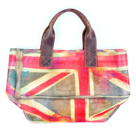 Vivienne Westwood London Vintage UK Flag Leather Bag