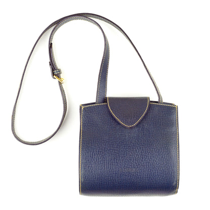 Loewe Madrid 1846 Vintage Navy Blue Crossbody Bag