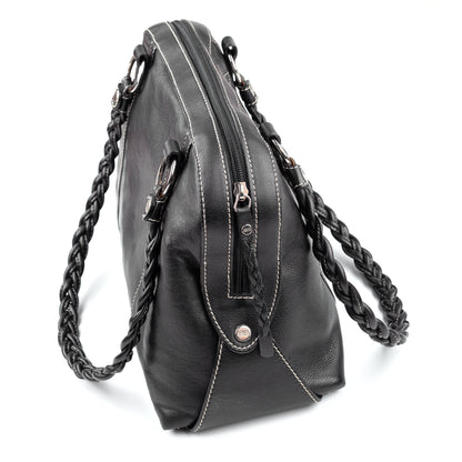 Balenciaga Paris Vintage Black Leather Shoulder Bag