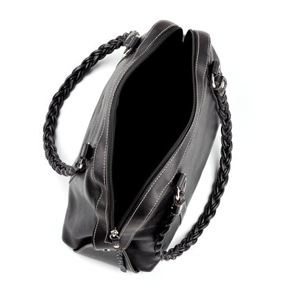 Balenciaga Paris Vintage Black Leather Shoulder Bag