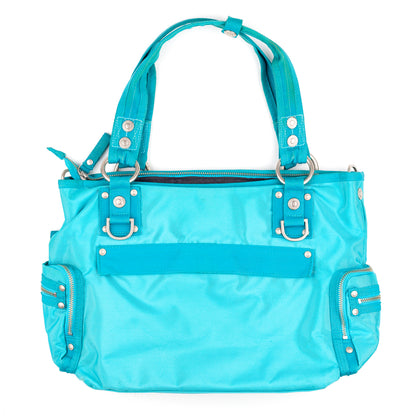 GG&L George Gina & Lucy “MELTYOURMIND” Turquoise Multipocket Shoulder Bag