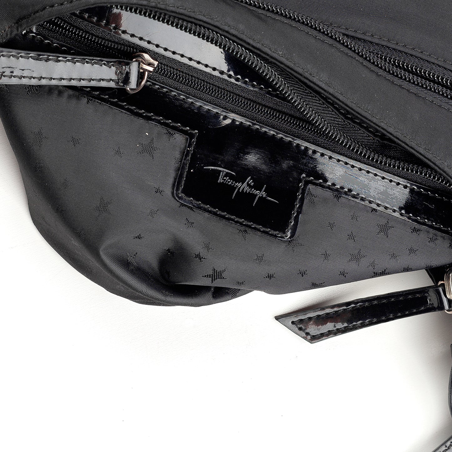 Thierry Mugler Vintage Star Mini Black Bag