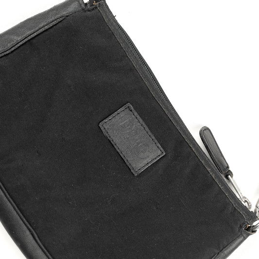 Dolce & Gabbana Pirate Skull Vintage Black Baguette Bag