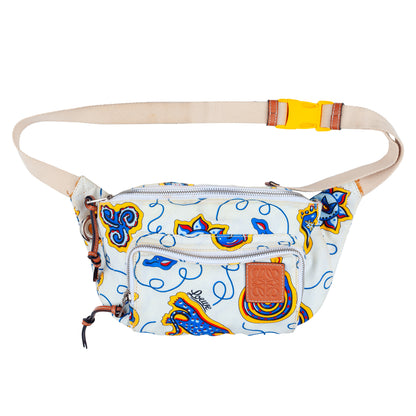 Loewe Paula’s Ibiza SS 2019 Multicoloured Canvas Belt Bag /Fanny Pack