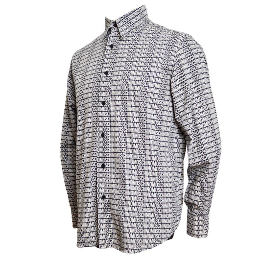 Moschino Jeans Monogram Long Sleeve Shirt