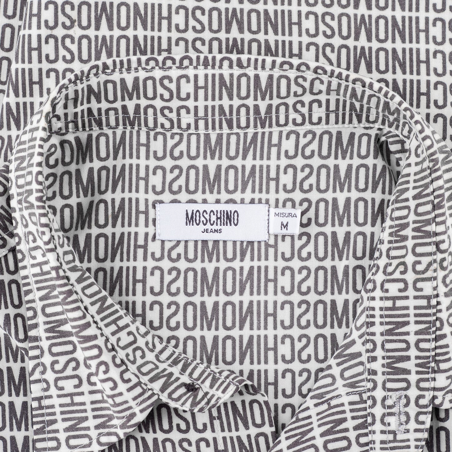 Moschino Jeans Monogram Long Sleeve Shirt