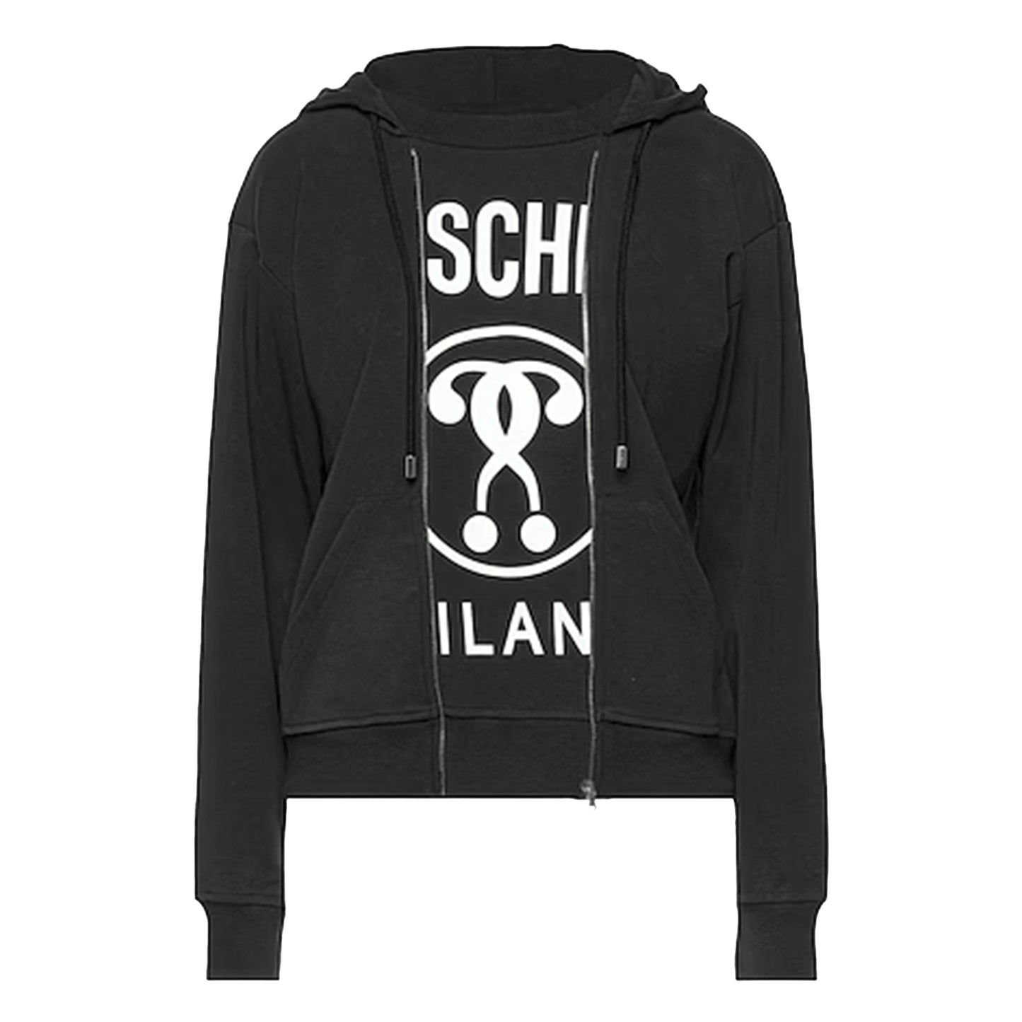 Moschino Trompe L'oeil Black Hoodie