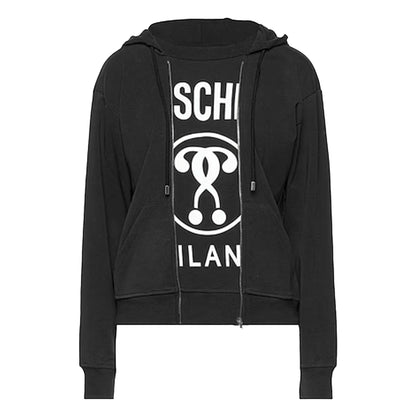 Moschino Trompe L'oeil Black Hoodie